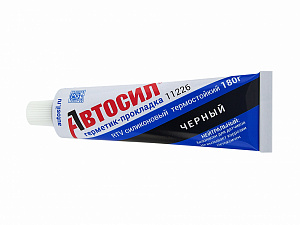 Герметик Автосил 11226 черный 180 г.